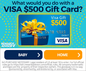 $500 Visa Gift Card Giveaway (US)