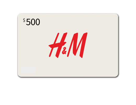 $500 H&M Gift Card (US)