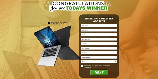 Just Prizes - Macbook Pro Orange (US)