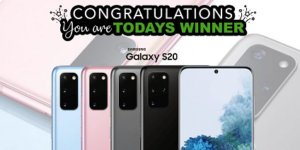 Just Prizes - Samsung S20 White (US)